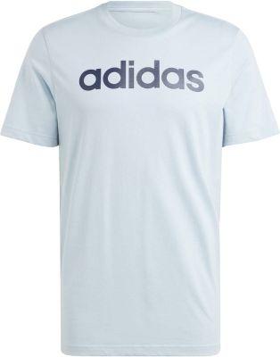 ADIDAS Herren Shirt Essentials Single Jersey Linear Embroidered Logo in grün