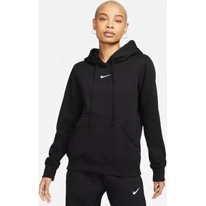 Nike W Nsw Phnx Flc Std Po Hoodie in 010 black/sail