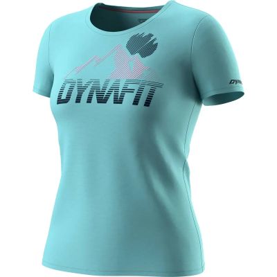 Damen Shirt TRANSALPER GRAPHIC S/S TEE W in blau