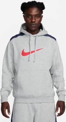 NIKE Herren Kapuzensweat M NSW SP FLC HOODIE BB in grau