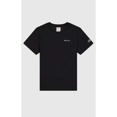 Crewneck T-Shirt in schwarz