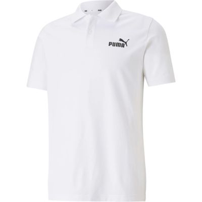 PUMA Herren Polo ESS Pique Polo in weiß