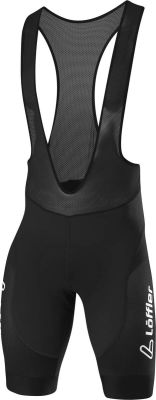 LÖFFLER Herren Latzhose M BIKE BIBSHORTS WINNER III in schwarz