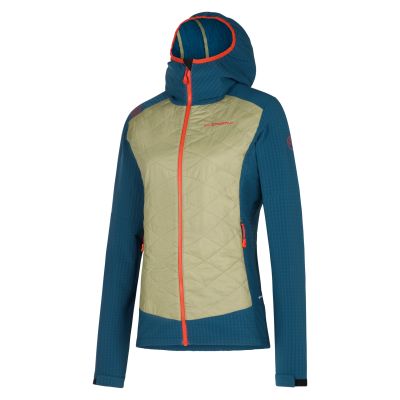 Kap Hybrid Hoody W in grün