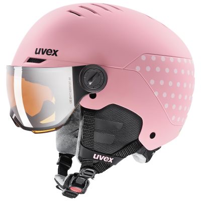 uvex rocket jr visor pink conf m 54-58 in pink