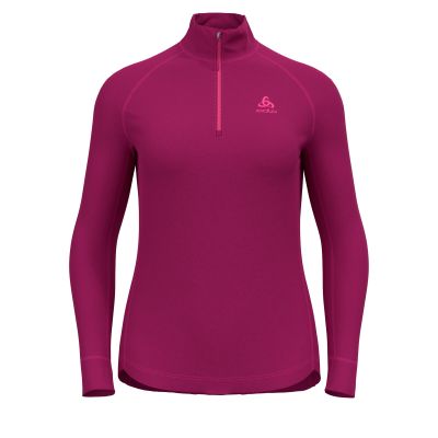 Mid layer 1/2 zip BERRA in rosa