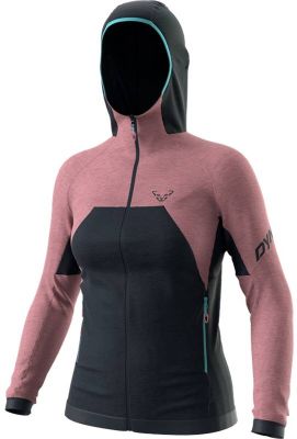 DYNAFIT TOUR WOOL THERMAL W HOODY in pink