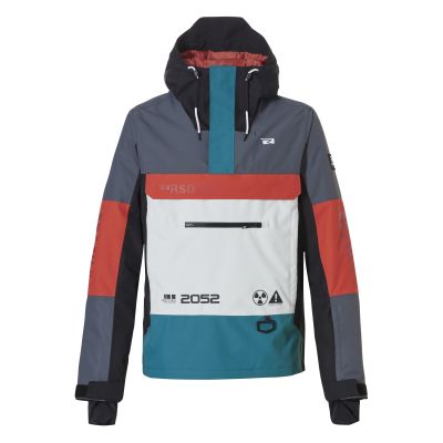 DENNIS-R - Mens Snow Anorak in grün