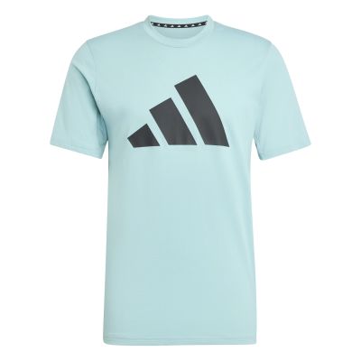 adidas TRAIN ESSENTIALS FEELREADY LOGO TRAINING T-SHIRT in türkis