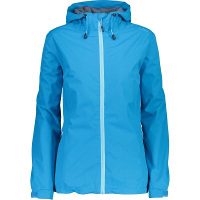 WOMAN JACKET FIX HOOD L716 36 in blau