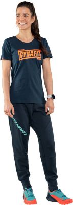 DYNAFIT Damen Shirt GRAPHIC in blau