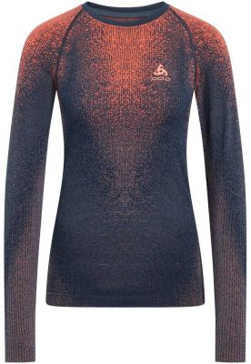 ODLO Damen Unterhemd BL TOP crew neck l/s BLACKCOMB in grau