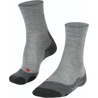 FALKE TK2 Melange Herren Socken in grau