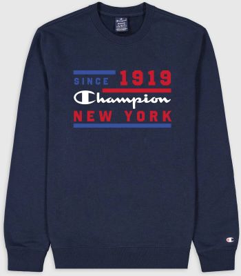 CHAMPION Herren Sweatshirt Crewneck Sweatshirt in blau