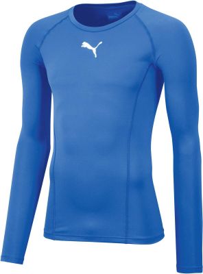 PUMA Underwear - Langarm LIGA Baselayer Warm Longsleeve Kids in blau