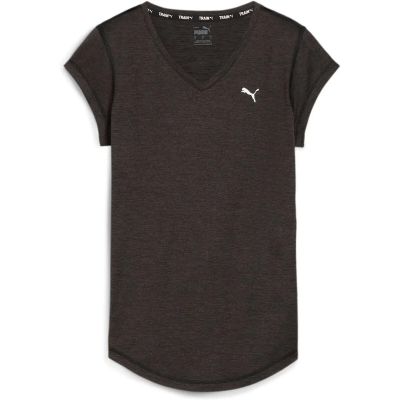 Damen Shirt TRAIN FAV HEATHER CAT TEE Small Cat in schwarz