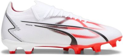 PUMA Herren Fussball-Rasenschuhe ULTRA MATCH FG/AG in weiß