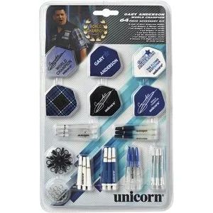 Dartpfeil Unicorn Gary Anderson Tune-Up Kit in silber