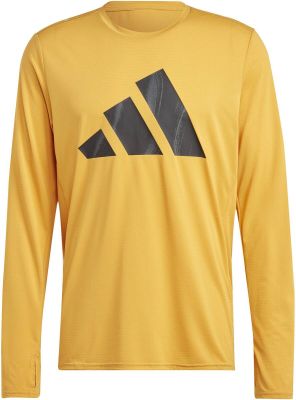 ADIDAS Herren Sweatshirt RUN IT BOS LS in gold