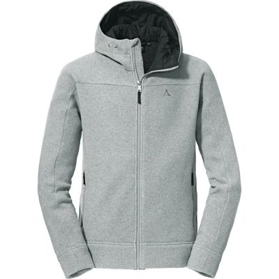 Fleece Hoody Lakefield M in grau