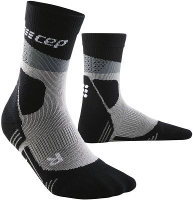 CEP Herren Socken max cushion socks, hiking, mid cut, men in schwarz