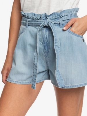 ROXY SALENTO PLAYA Paperbag-Jeansshort in bfn0 light blue