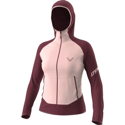 Transalper Light Polartec® Hoody Damen in 6561 burgundy/6370