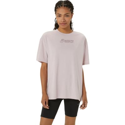 ASICS LOGO TEE in rosa