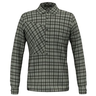 FANES FLANNEL 5 PL M L/S SHIRT in 5136 shadow/dark olive