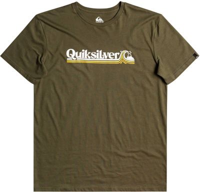 QUIKSILVER Herren Shirt ALLLINEDUP M TEES in grün