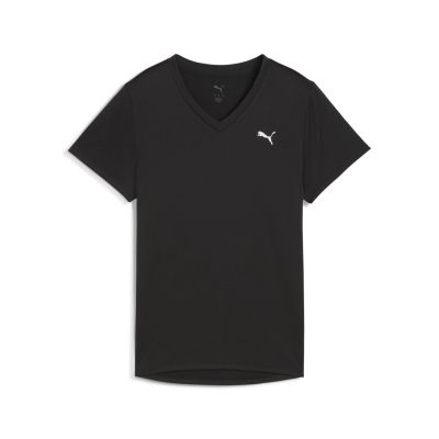 W TAD ESSENTIAL VNECK Tee in schwarz