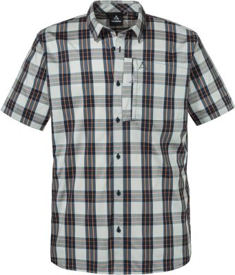 SCHÖFFEL Herren Hemd Shirt Burgspitz SH M in grau