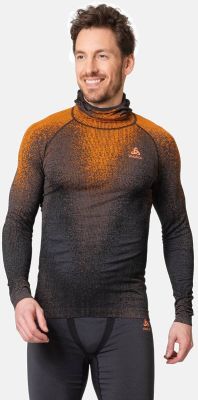 ODLO Herren Unterhemd BL TOP facemask l/s BLACKCOMB in pink