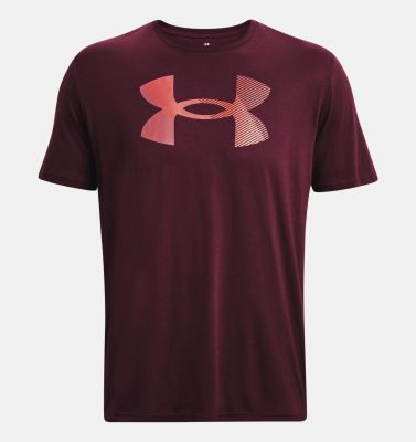 Under Armour Ua Big Logo Fill Ss - dark maroon in 600 dark maroon