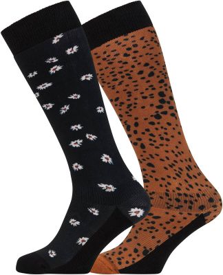 PROTEST Damen Socken PRTBUCE 2 pack active snow socks in schwarz