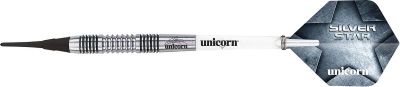  Dartpfeil Unicorn Silver Star Michael Smith Soft Darts in silber