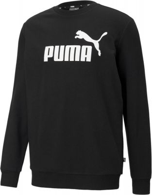 PUMA Herren Sweatshirt ESS Big Logo Crew TR in schwarz