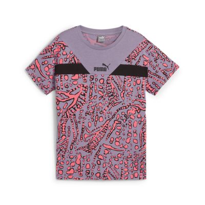 PUMA POWER HYPERNATURAL AOP Relaxed Tee G in lila