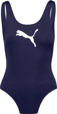 PUMA Damen Badeanzug SWIM WOMEN SWIMSUIT 1P in blau