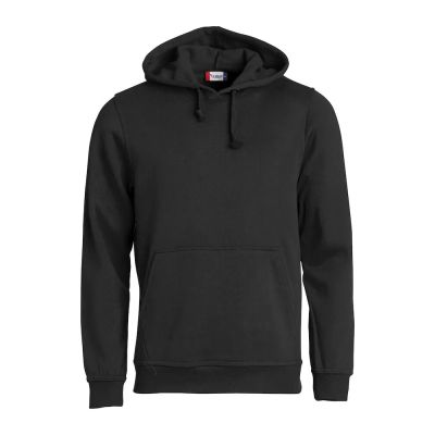 Basic Hoody in schwarz