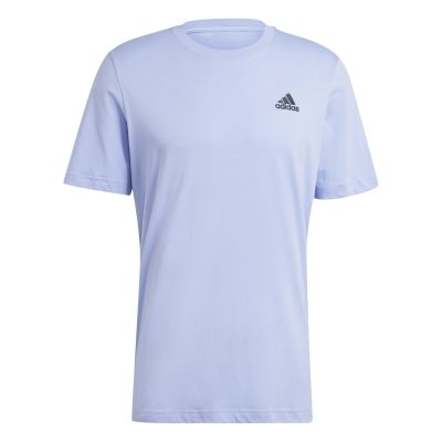 ESSENTIALS SINGLE JERSEY EMBROIDERED SMALL LOGO T-SHIRT in blau