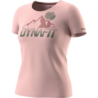 Damen Shirt TRANSALPER GRAPHIC S/S TEE W in pink