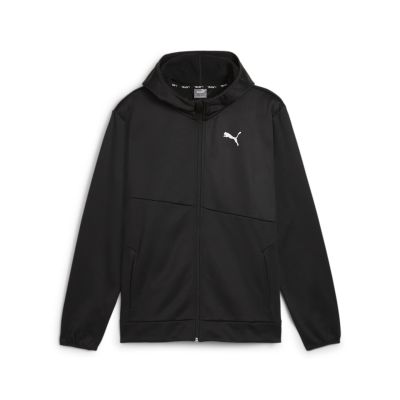 TRAIN ALL DAY PWRFLEECE FULL ZIP in schwarz