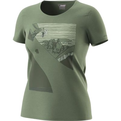 DYNAFIT X S.Charrère T-Shirt Damen in 5291 sage/chamonix