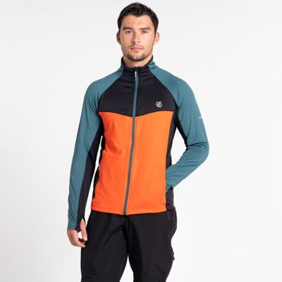 DARE2B Jacke Substratum Core Stretch in mediteranea green/trail blaze/black