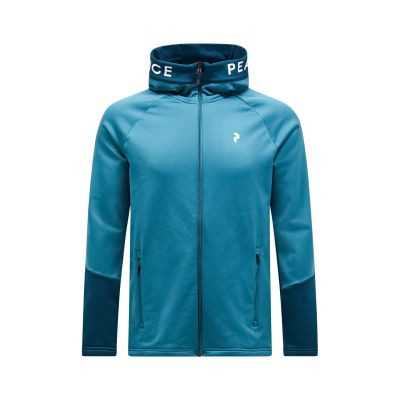 M Rider Zip Hood-G46 HYDRO FRESH-B42 INF in bunt