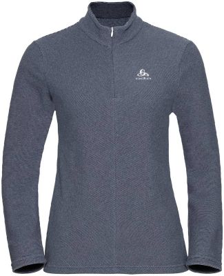 ODLO Damen Pullover Mid layer 1/2 zip ROY in grau