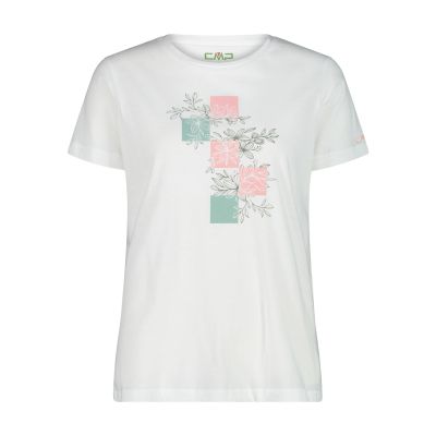 WOMAN T-SHIRT in 08xr bianco-rose