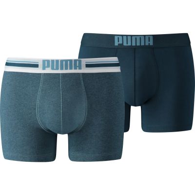 PUMA PLACED LOGO BOXER 2P 162 S in blau