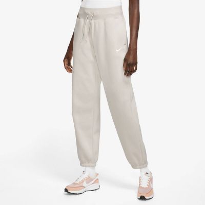 NIKE Damen Sporthose W NSW PHNX FLC HR OS PANT in weiß